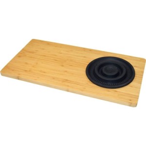 JOCCA - 1633N - Bamboo Cutting Board with Strainer - Black |  Cooki...