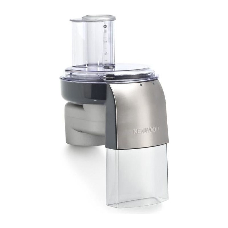 Râpe-éminceur KENWOOD AT340 - Double cheminée avec gobelet doseur - 7 disques en acier inoxydable