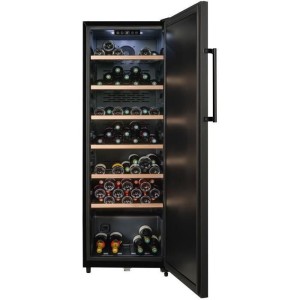 Weinreifeschrank - LA SOMMELIERE - CTPNE147E - 147 Flaschen - Massivtür - Schwarz
