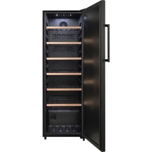 Weinreifeschrank - LA SOMMELIERE - CTPNE147E - 147 Flaschen - Massivtür - Schwarz