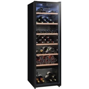 Weinreifeschrank - LA SOMMELIERE - CTVNE147 - 147 Flaschen - Glastür - Klasse G - Schwarz