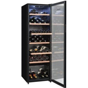 Weinreifeschrank - LA SOMMELIERE - CTVNE147 - 147 Flaschen - Glastür - Klasse G - Schwarz