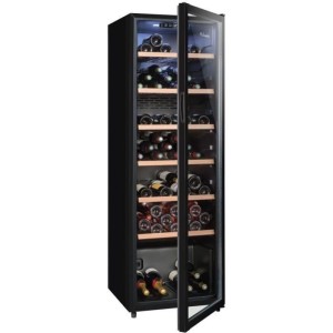 Weinreifeschrank - LA SOMMELIERE - CTVNE147 - 147 Flaschen - Glastür - Klasse G - Schwarz