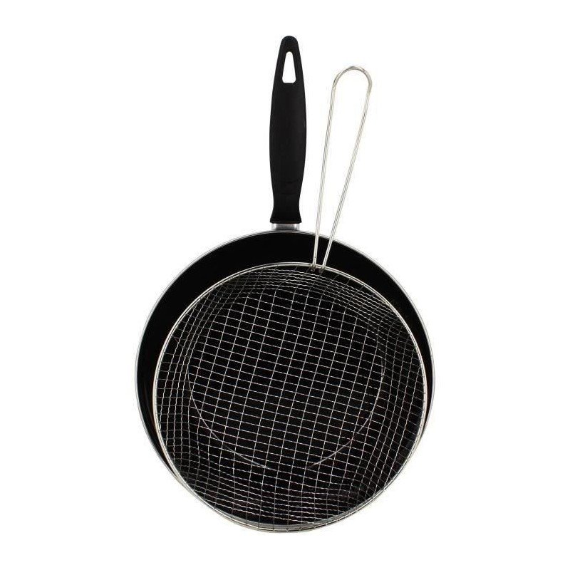 THEKITCHENETTE Bratpfanne - Durchmesser 26cm - Schwarz |  Poêle   |...