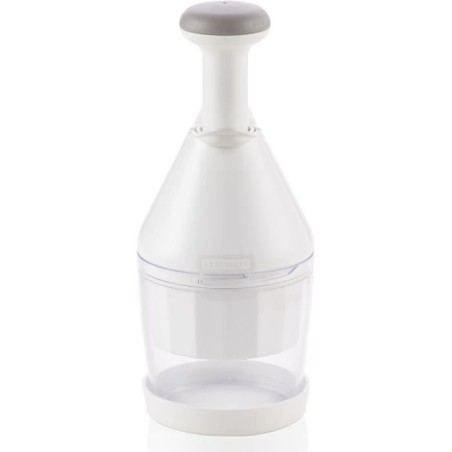 Hachoir a légumes Leifheit Comfort & Clean 23030 - hacheur universel extremement tranchant - coupe légume manuel idéal pour o