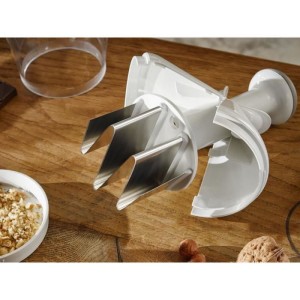 Hachoir a légumes Leifheit Comfort & Clean 23030 - hacheur universel extremement tranchant - coupe légume manuel idéal pour o
