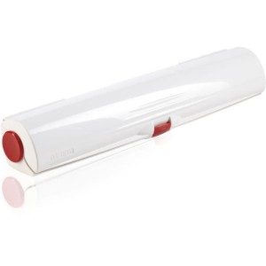 Dérouleur coupe-film Leifheit Perfect Cut 23051, coupe-film étirable pour film alimentaire et papier aluminium de max. 33 cm,