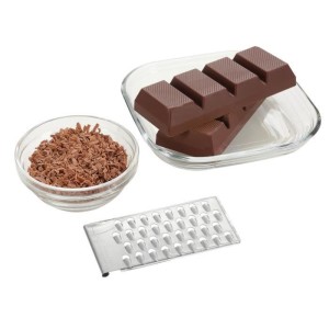 Râpe universelle Leifheit ComfortLine 23170 - râpe a légumes avec 5 grilles interchangeables - mandoline cuisine en acier ino