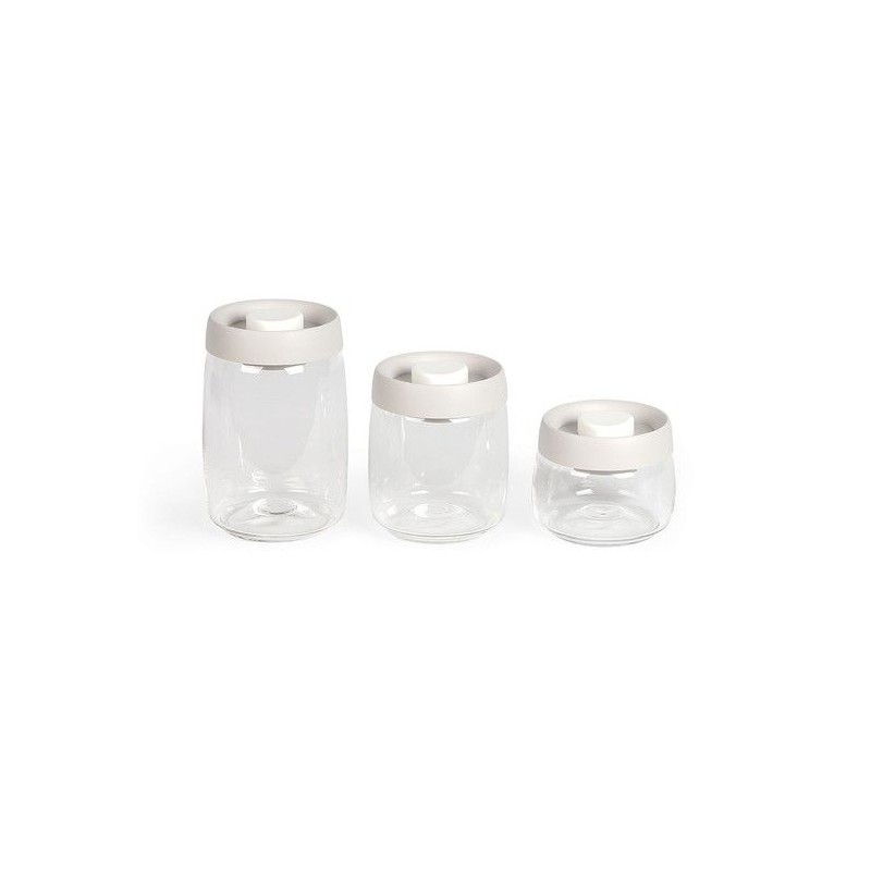 Set of 3 vacuum jars - Livoo - MEN401 - |  Vacuum-seal packaging ma...
