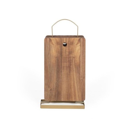 Set de 4 planches a découper - LIVOO - MES152 - Bois acacia FSC - 22 x 14 cm - Support métallique