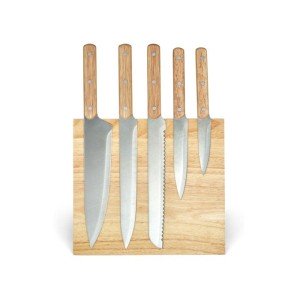 5er Messerset - LIVOO - MEC136 - 20 bis 32,5 cm - Klinge aus rostfr...