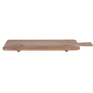 Maxi-Aperitifbrett - LIVOO - MES151 - FSC-Akazienholz - 75 x 19,5 cm - Holzbeine