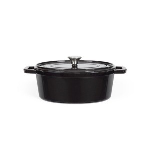 Oval casserole dish - Livoo - MEP129N - Black |  Marmites   | Chef Up