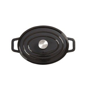 Oval casserole dish - Livoo - MEP129N - Black