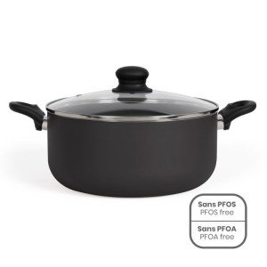 28 cm Dutch oven - Livoo - MEP151N - Black |  Marmites   | Chef Up