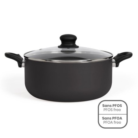28 cm Dutch oven - Livoo - MEP151N - Black