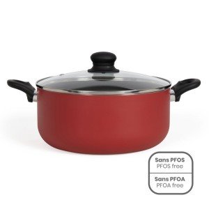 28 cm Dutch Oven - LIVOO - MEP151R - Antihaftbeschichtung ohne PFOA...
