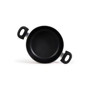 24 cm Dutch Oven - LIVOO - MEP150R - Antihaftbeschichtung ohne PFOA oder PFOS - Silikongriffe - Geeignet für alle Herdarten, ei