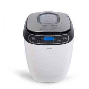 Bread machine - LIVOO - DOP218 - 550W - 12 programs - Removable alu...
