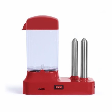 Machine a hot-dog - LIVOO - DOC238RC - 340W - Jusqu'a 6 saucisses - Cuisson vapeur - Cuisson 15 minutes - Comptatible lave-vaiss
