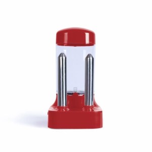 Machine a hot-dog - LIVOO - DOC238RC - 340W - Jusqu'a 6 saucisses - Cuisson vapeur - Cuisson 15 minutes - Comptatible lave-vaiss