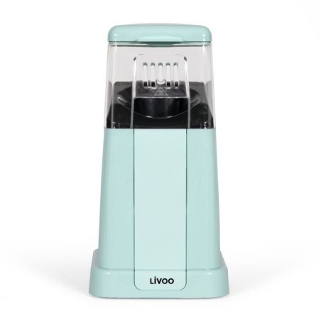 Machine a pop-corn - LIVOO - DOM497 - 1200W - 100g de mais - Arret automatique - Couvercle doseur - Protection contre la surchau