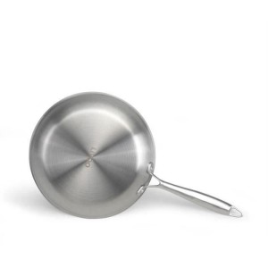 Poele Acier inoxydable 18/10 Triply Brigade 24 cm - LIVOO - MEP158 - Tous feux dont induction - Made in France