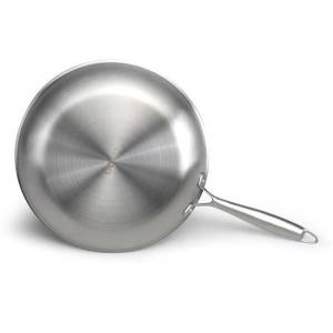 Poele Acier inoxydable 18/10 Triply Brigade 28 cm - LIVOO - MEP159 - Tous feux dont induction - Made in France