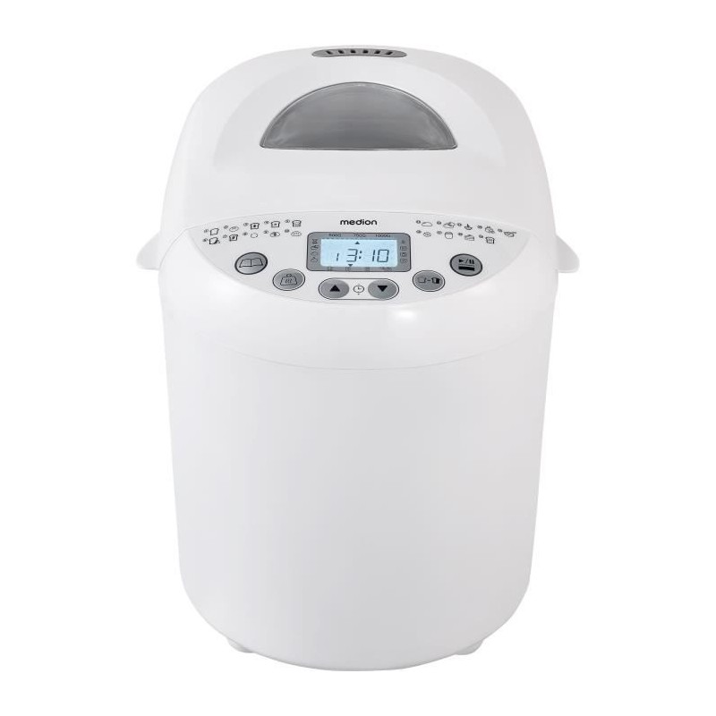 Bread Machine - MEDION - 50073723 - 550 W - 19 programs - Porthole - White