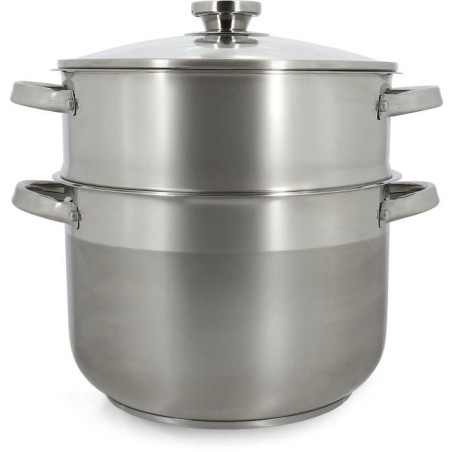 Couscoussier - MENASTYL - 4615450 - Stainless steel - 10 liters - Suitable for all hobs including induction