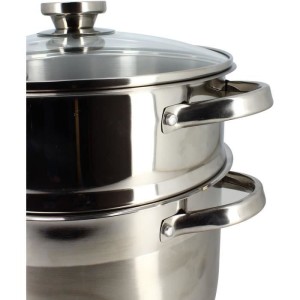 Couscoussier - MENASTYL - 4615450 - Stainless steel - 10 liters - Suitable for all hobs including induction