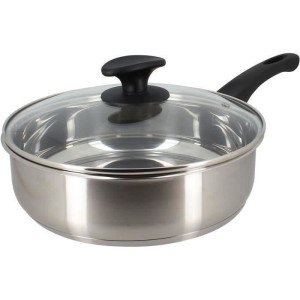 Sauteuse - MENASTYL - 6020248 - Edelstahl - 28 cm - Für alle Herdar...