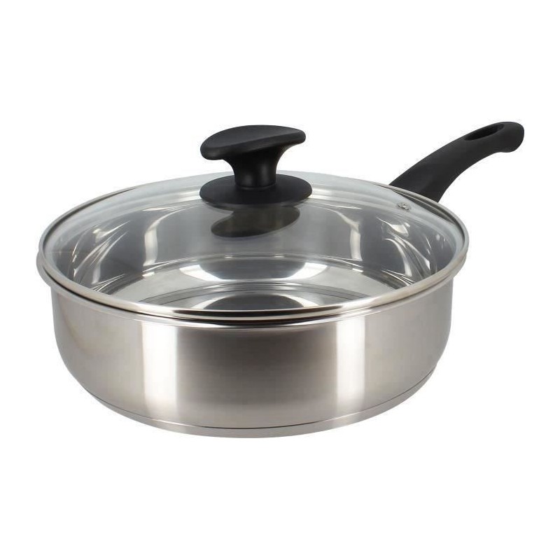 Sauteuse - MENASTYL - 6020248 - Edelstahl - 28 cm - Für alle Herdar...