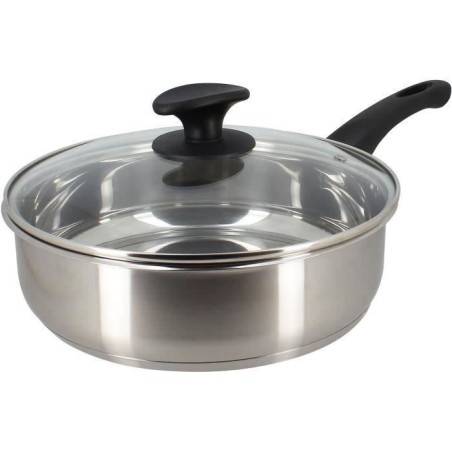 Sauteuse - MENASTYL - 6020248 - Edelstahl - 28 cm - Für alle Herdar...
