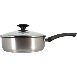 Sauteuse - MENASTYL - 6020248 - Edelstahl - 28 cm - Für alle Herdar...
