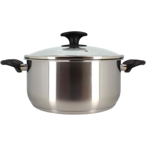 Dutch oven - MENASTYL - 6020256 - Stainless steel - 24 cm - Suitabl...