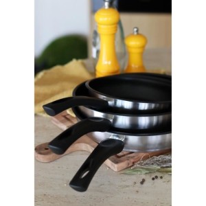 Bratpfanne - MENASTYL - 6020244 - Edelstahl - 20 cm - Für alle Herd...