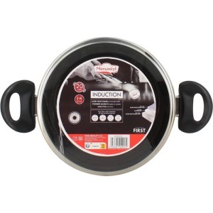 Faitout - MENASTYL - 6020255 - En acier inoxydable - 20 cm - Tous feux dont induction
