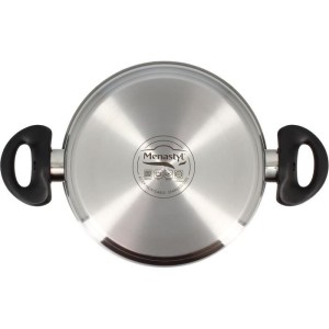 Faitout - MENASTYL - 6020255 - En acier inoxydable - 20 cm - Tous feux dont induction