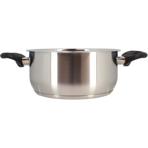 Faitout - MENASTYL - 6020255 - En acier inoxydable - 20 cm - Tous feux dont induction