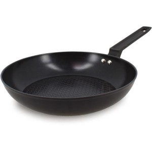 Frying pan - MENASTYL - 6020637 - Forged aluminum - 26 cm - Black - Suitable for all hobs including induction
