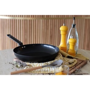 Poele - MENASTYL - 6020639 - En aluminium forgé - 30 cm - Noir - Tous feux dont induction