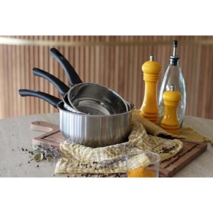 Casserole - MENASTYL - 6020240 - Stainless steel - 14 cm - Suitable...