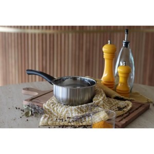 Casserole - MENASTYL - 6020240 - Stainless steel - 14 cm - Suitable...