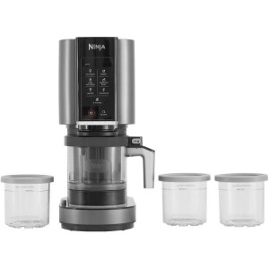 Machine a glaçes NINJA - Creami NC300EU - 6 programmes - Capacité 473ml - Jusqu'a 1,4L de glace - 3 bols inclus