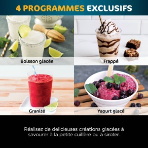 NINJA Eismaschine – CREAMi Deluxe NC502EU – 2 x 709 ml Behälter inklusive – 10 Programme