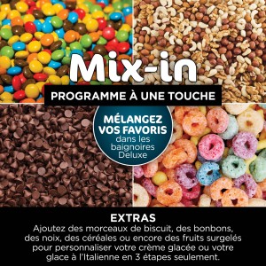 NINJA Eismaschine – CREAMi Deluxe NC502EU – 2 x 709 ml Behälter inklusive – 10 Programme