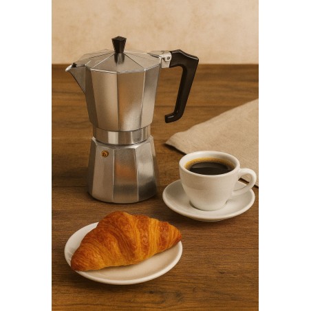 Cafetiere italienne - PEZZETTI - ITALEXPRESS - Aluminium - 9 tasses - Inox