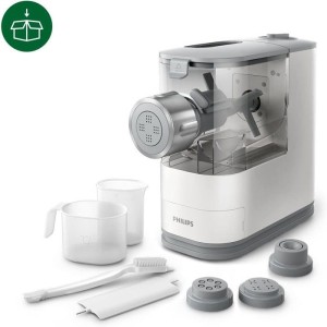 Machine a pâtes - PHILIPS - HR2345/19 - Série 5000 - 4 formes de disques - 150W - Blanc