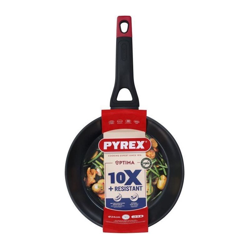 Tiefe Bratpfanne - PYREX - 1455026 - Geschmiedetes Aluminium - Anti...